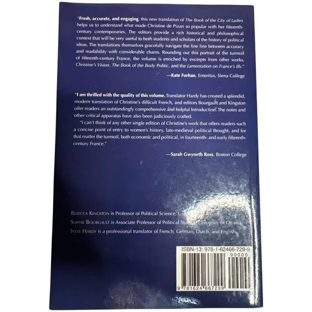 The Book of the City of Ladies and Other Writings (Hackett Classics) Paperback